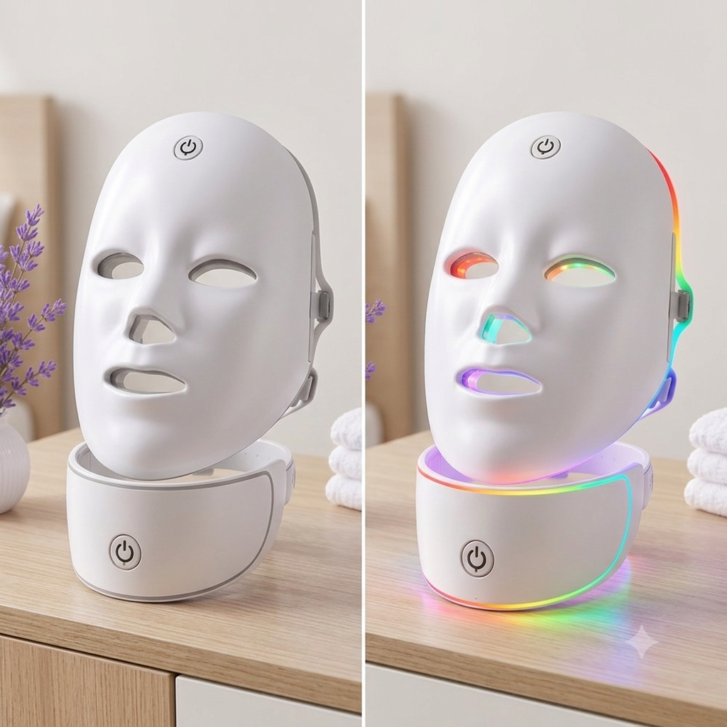 GlowWell LED face mask product information image