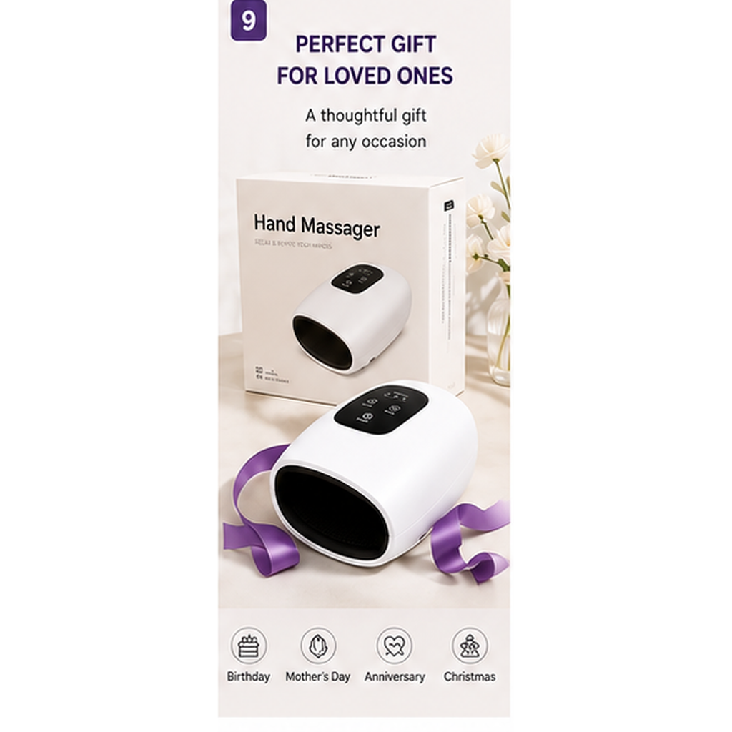 Compression Hand & Palm Massager with Heat