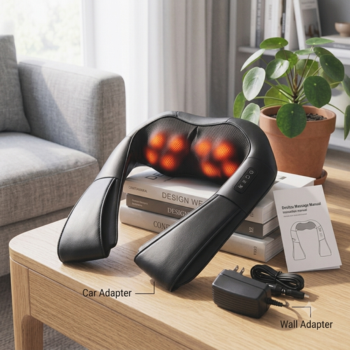 Shiatsu Neck, Shoulder & Back Massager with Heat