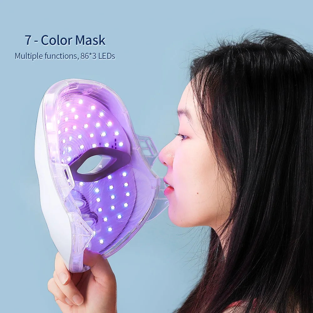 GlowWell 7 Colour LED Face Mask — Light Therapy
