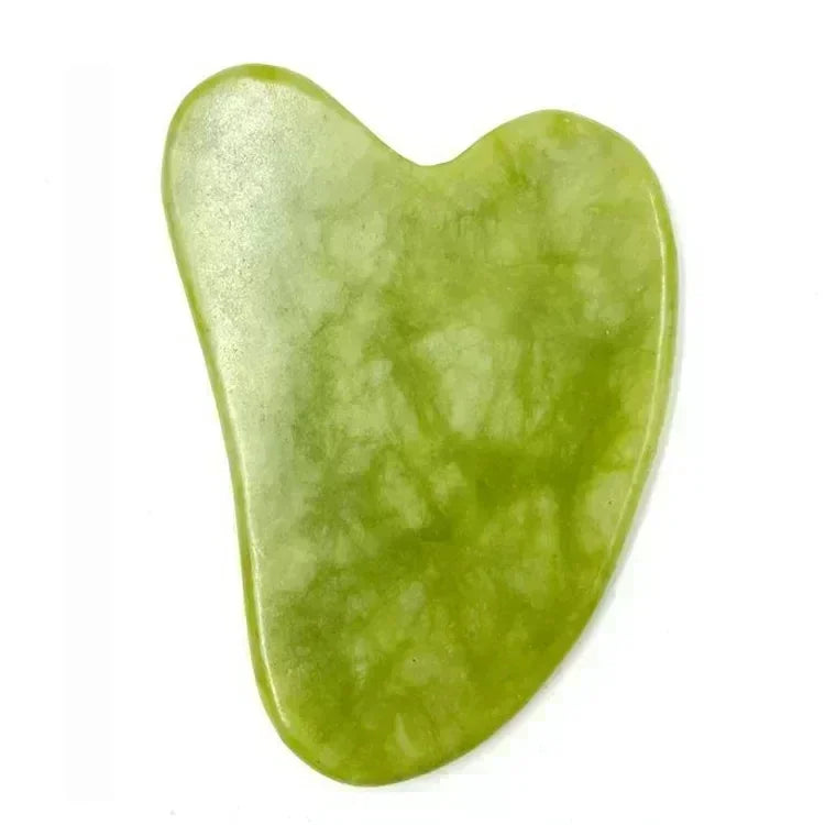 GlowWell Gua Sha & Jade Roller Set — Face Sculpting
