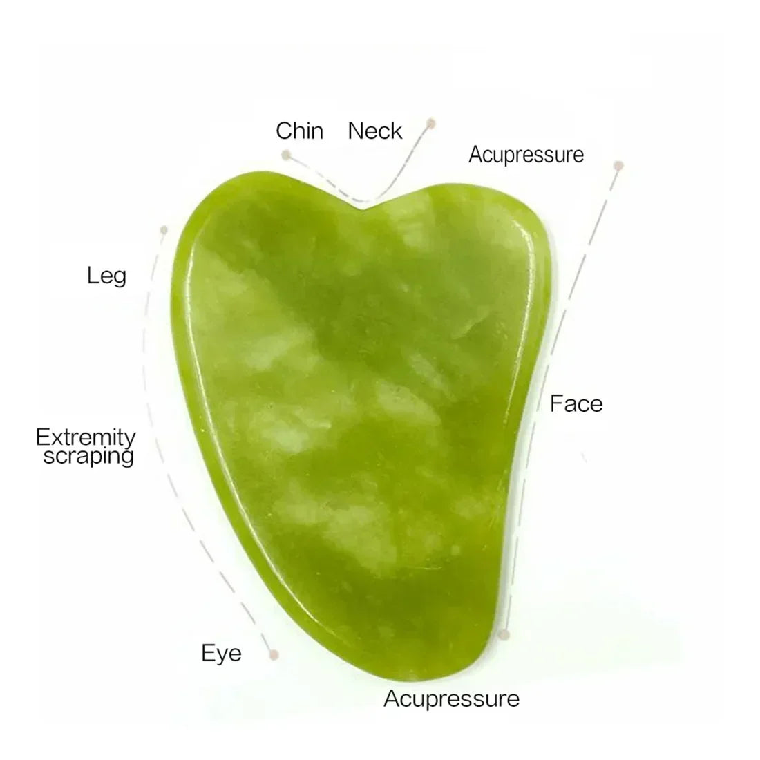 GlowWell Gua Sha & Jade Roller Set — Face Sculpting