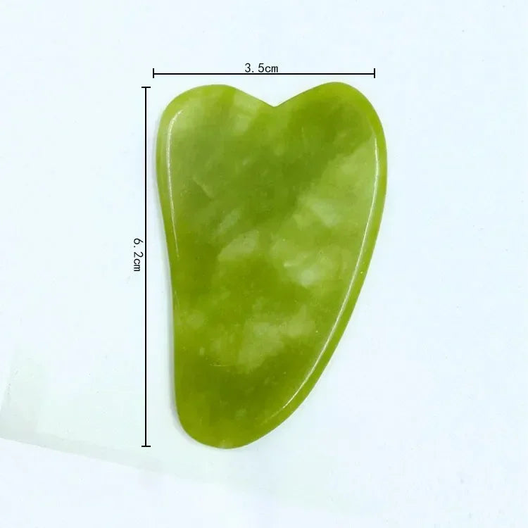 GlowWell Gua Sha & Jade Roller Set — Face Sculpting