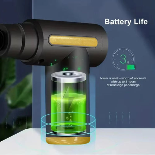 GlowWell Mini Massage Gun — Deep Tissue Relief