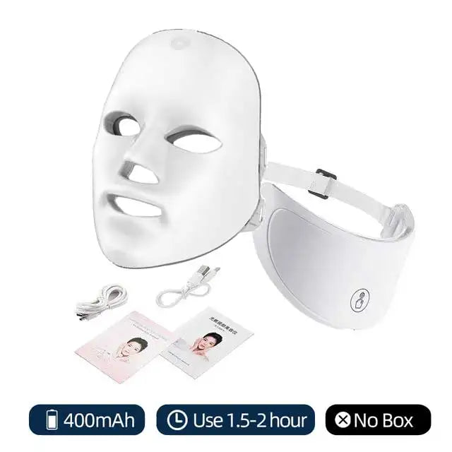 GlowWell 7 Colour LED Face Mask — Light Therapy