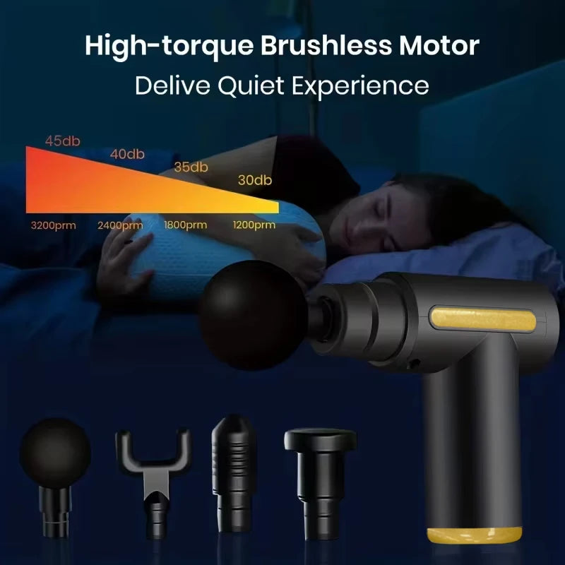 GlowWell Mini Massage Gun — Deep Tissue Relief