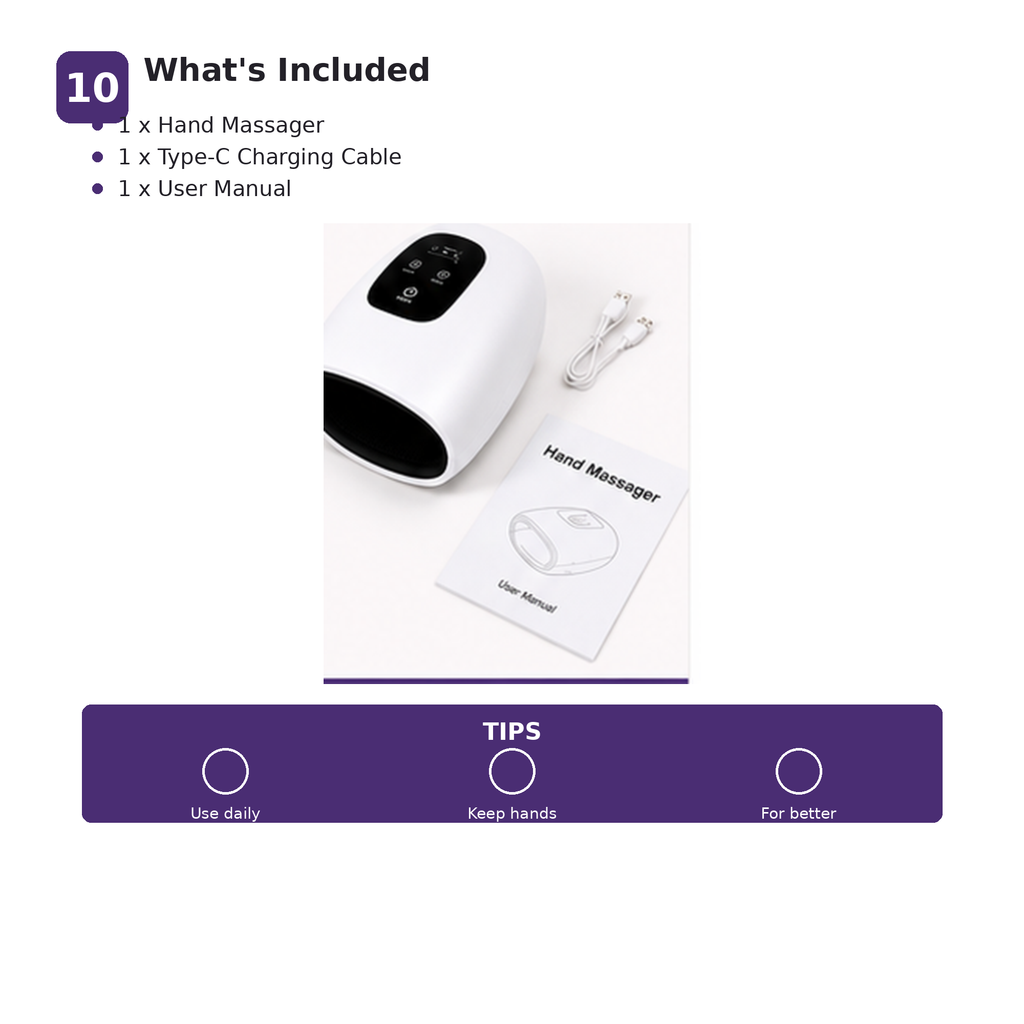 GlowWell Hand and Palm Massager feature panel 10