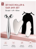 6-Piece Facial Sculpting Set – Gua Sha & Ice Roller