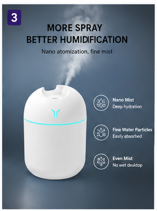 Mini USB Aroma Diffuser & Humidifier