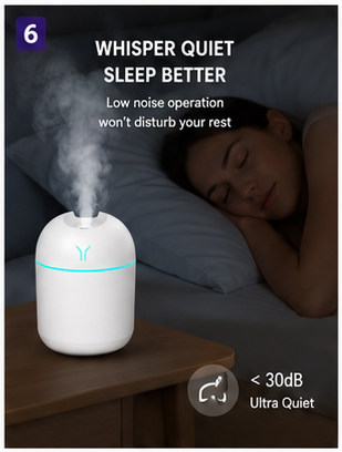 Mini USB Aroma Diffuser & Humidifier