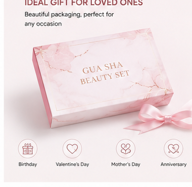 6-Piece Facial Sculpting Set – Gua Sha & Ice Roller