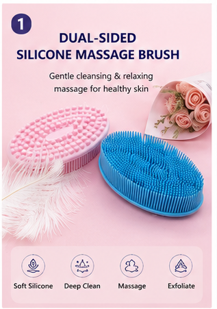 Silicone Exfoliating Body Scrubber