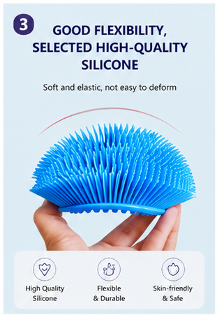 Silicone Exfoliating Body Scrubber