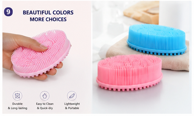 Silicone Exfoliating Body Scrubber