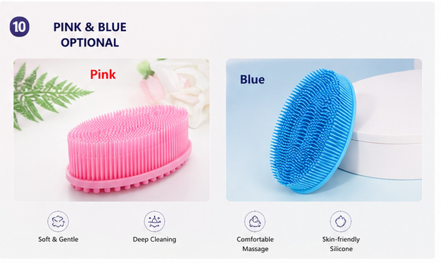 Silicone Exfoliating Body Scrubber
